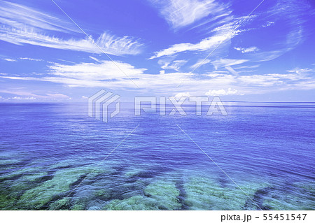 沖縄本島最北端の絶景 辺戸岬の美しい海 沖縄本島最北端の絶景 辺戸岬の美しい海 55451547