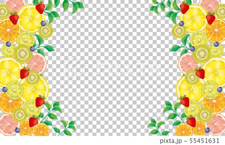 Watercolor: fruits 55451631
