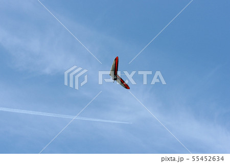 鳥取　四季の散歩　夏　ハングライダー 55452634