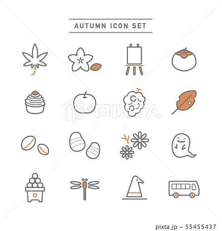 AUTUMN ICON SET AUTUMN ICON SET 55455437