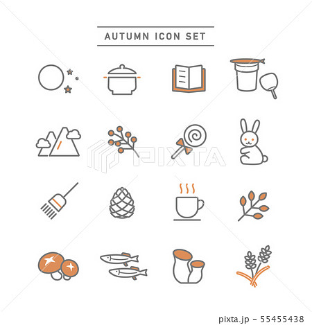 AUTUMN ICON SET AUTUMN ICON SET 55455438