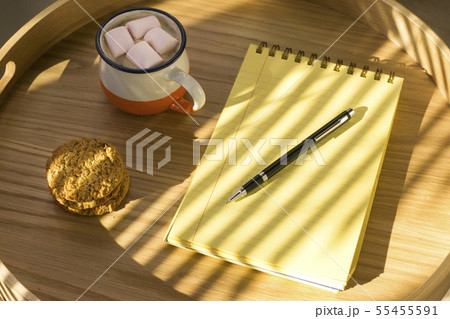 Chocolate and marshmallows, notebook with to do Chocolate and marshmallows, notebook with to do 55455591