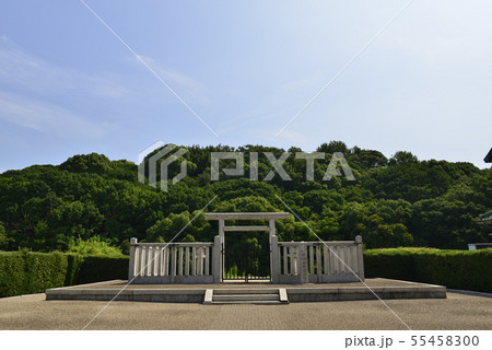 【大阪府　藤井寺市】世界遺産・古市古墳群（仲姫命陵古墳・拝所） 55458300
