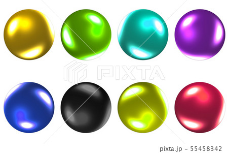Colorful ball collection 3D. Colorful ball collection 3D. 55458342