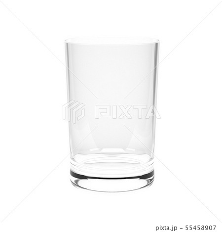 Water glass. 3d rendering illustration isolated Water glass. 3d rendering illustration isolated 55458907