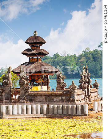 Ulun Danu temple Beratan Lake in Bali, Indonesia 55461104