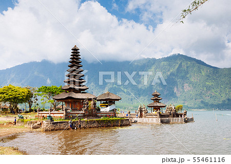 Ulun Danu temple Beratan Lake in Bali, Indonesia 55461116