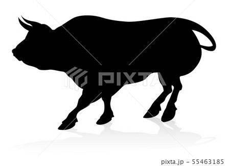 Bull Silhouette 55463185