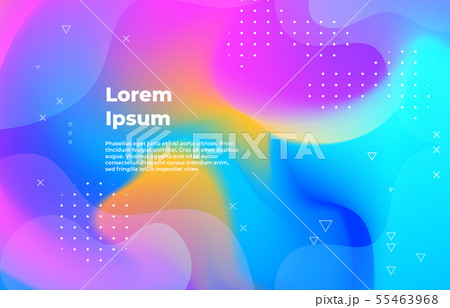 Abstract background. Gradient geometric shapes with futuristic minimal design, dynamic banner layout Abstract background. Gradient geometric shapes with futuristic minimal design, dynamic banner layout 55463968
