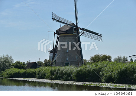 オランダ・キンデルダイクの風車 オランダ・キンデルダイクの風車 55464631