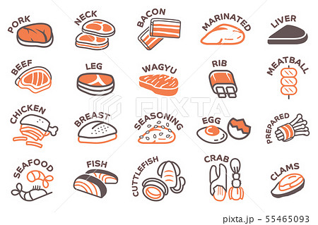 General meat to be prepared in restaurants. 55465093