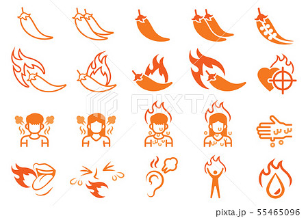 Spicy chili that will affect your body. 55465096