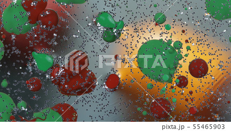 Abstract psychedelic background. Ink in a multicolored liquid 55465903