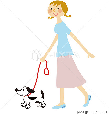 犬の散歩 犬の散歩 55466561