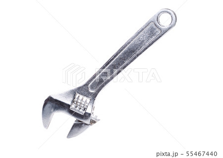 Photo of adjustable wrench close-up 55467440