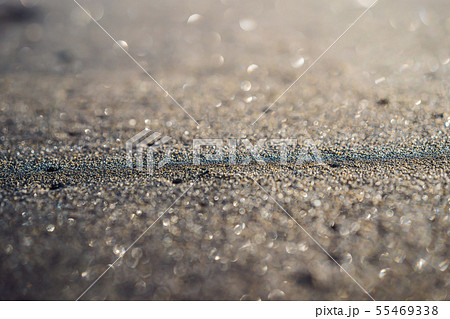 Black sand on the beach Bali, Indonesia 55469338