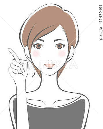 若い女性 55470491