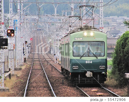 京阪 石山坂本線 600形 603-604 京阪旧塗装 55472906