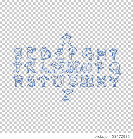 猫がABCを体で表現！ 55472925