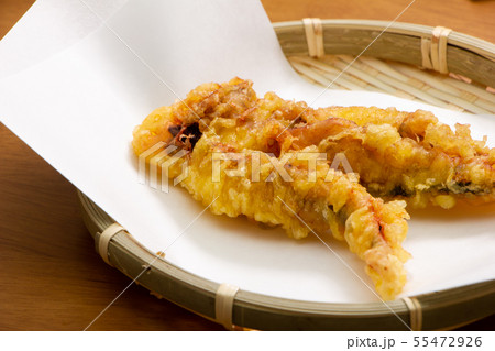 イカゲソの天ぷら。 55472926