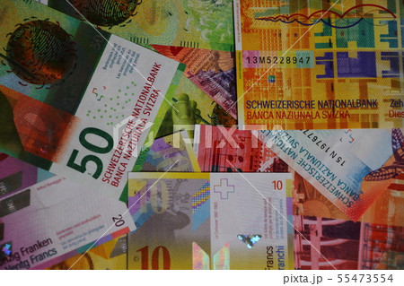 スイスフラン通貨 55473554