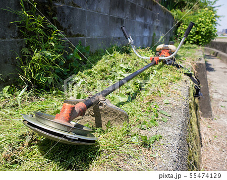 草刈り作業イメージ 草刈機 草刈り作業イメージ 草刈機 55474129