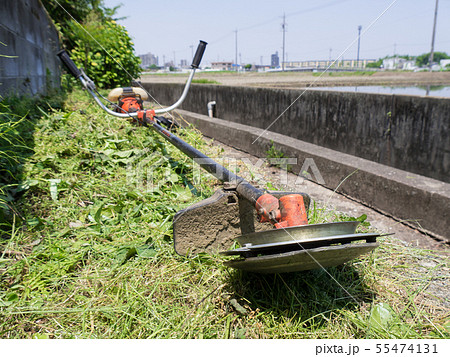 草刈り作業イメージ 草刈機 草刈り作業イメージ 草刈機 55474131