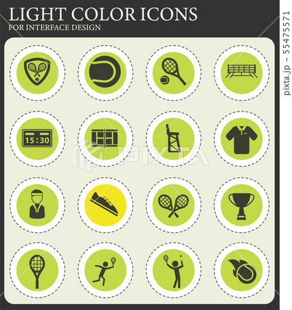 Tennis simply icons 55475571