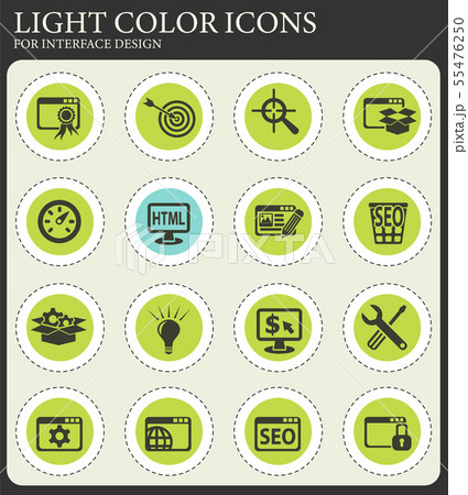 seo and development icon set seo and development icon set 55476250