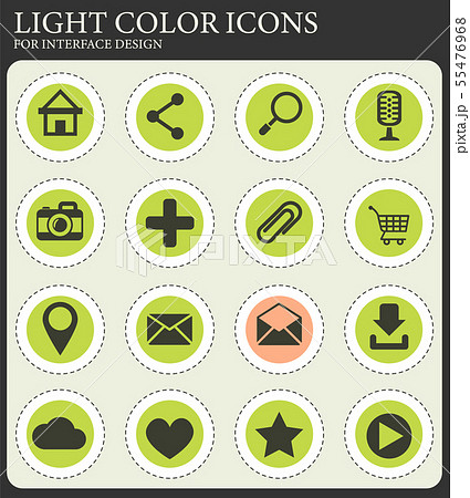 user interface icon set 55476968
