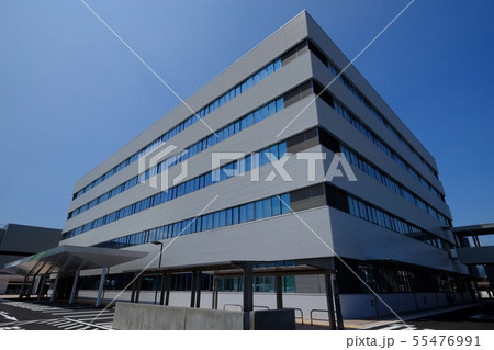 千曲市役所　新庁舎 （南東側） 55476991