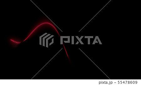 CGパーティクル 発光するボール 赤色 赤色系 CGパーティクル 発光するボール 赤色 赤色系 55478609