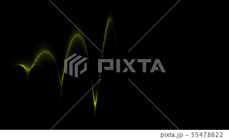 CGパーティクル 発光するボール 黄緑色 緑色系 CGパーティクル 発光するボール 黄緑色 緑色系 55478622