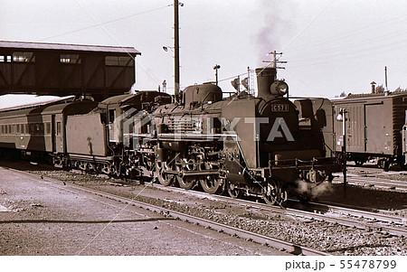 現役時代のC571　トップナンバー　昭和44年　羽越本線坂町駅 55478799