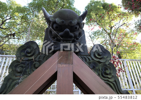 上野　東叡山寛永寺の鬼瓦 55483812