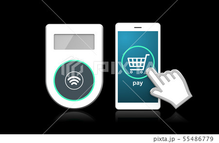 スマートフォンによる電子決済 55486779