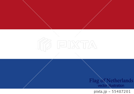 Flag of Netherlands. Illustration. 55487201