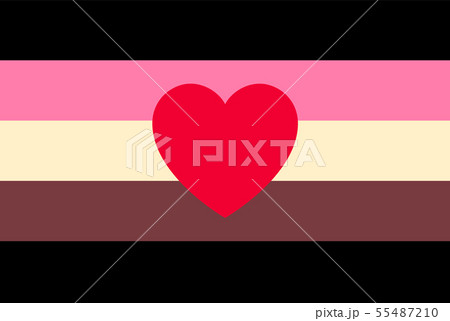 Flag, rectangular shape icon on white background 55487210