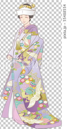 Vector illustration of a woman in a color hit Vector illustration of a woman in a color hit 55488554