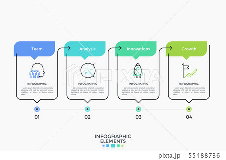 Minimalistic Infographic Template Minimalistic Infographic Template 55488736