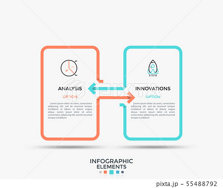 Minimalistic infographic banner Minimalistic infographic banner 55488792