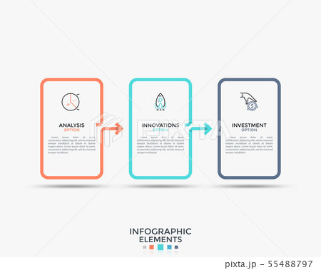 Modern Infographic Template 55488797