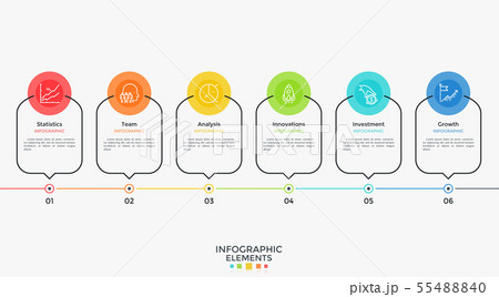 Modern Infographic Template 55488840