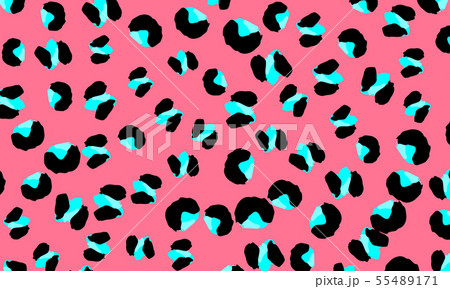 Leopard print design. Animal skin pattern. 55489171