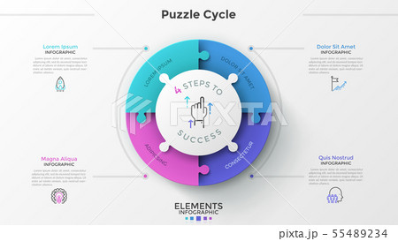 Modern Infographic Template 55489234