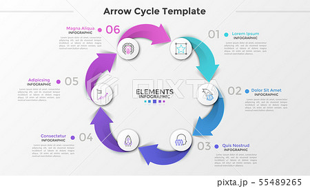 Modern Infographic Template 55489265