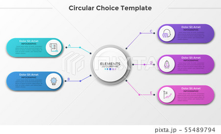 Modern Infographic Template 55489794