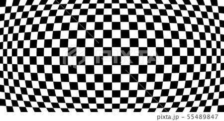 Magnifier distortion effects on checkered pattern Magnifier distortion effects on checkered pattern 55489847