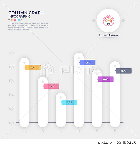 Modern Infographic Template 55490220