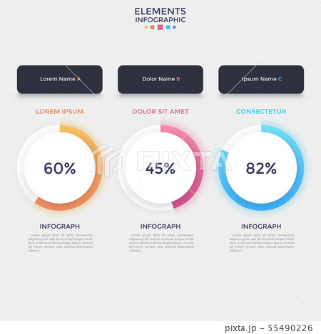 Modern Infographic Template 55490226